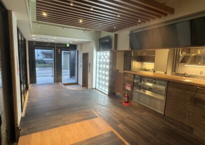 【肉料理店跡】周辺飲食店盛業中！駅前裏側の美装店内居抜きです(≧▽≦)