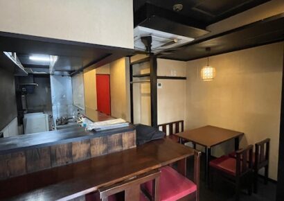 【天満橋】滅多と出ない焼鳥店跡★『譲渡金不要で』厨房設備等残置使用可！