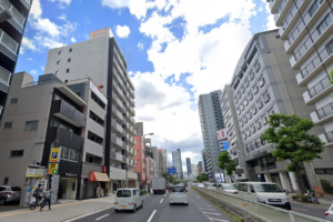 天神橋筋面す1階店舗★正面ガラス張りで視認性ヨシ！飲食・物販等相談ください♪