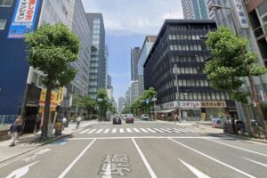【堺筋】ばっちり見える路面テナント★通行量・注目度申し分なし!!